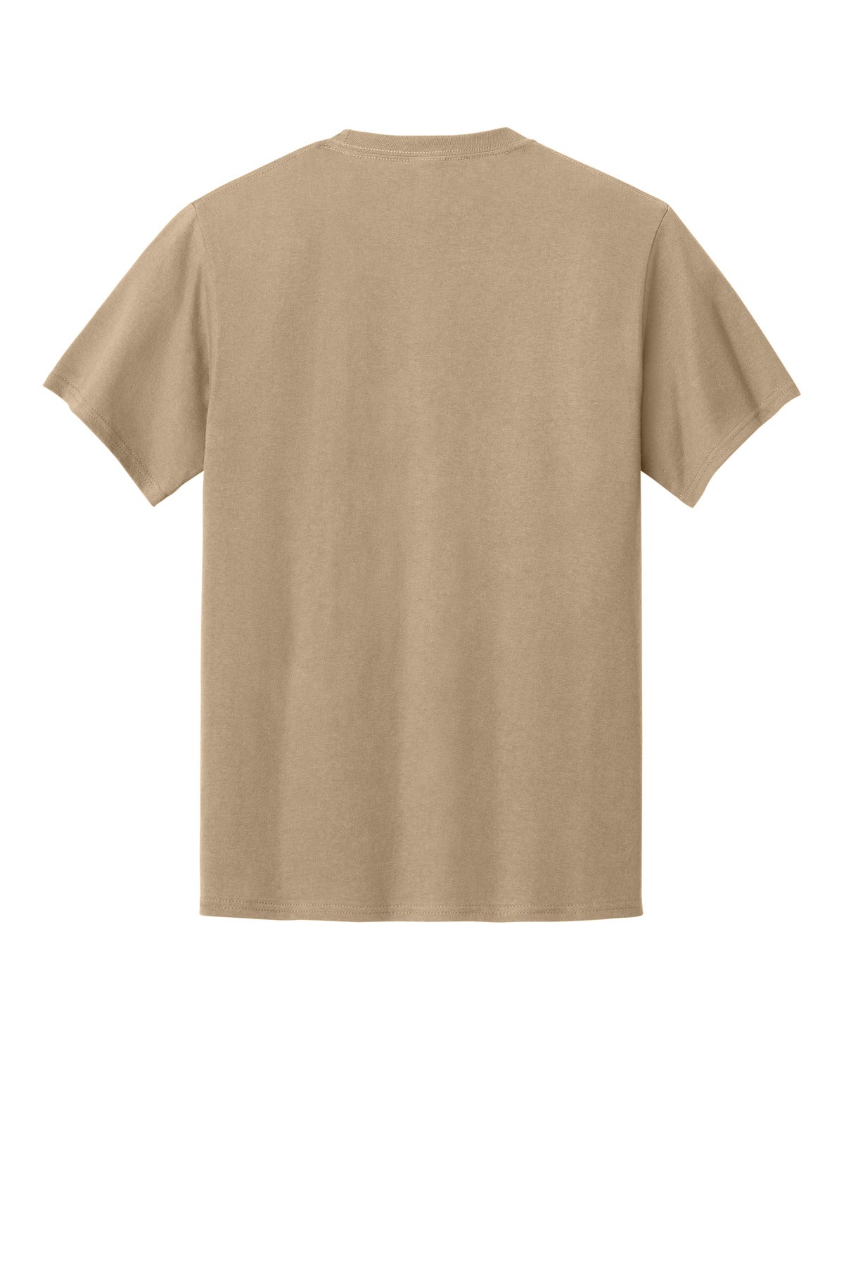 Port & Co Essential Pocket Tee - Sand
