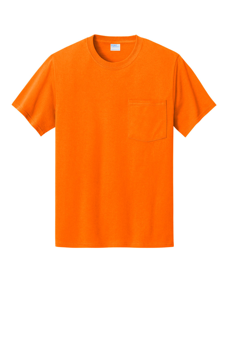 Port & Co Essential Pocket Tee - S. Orange