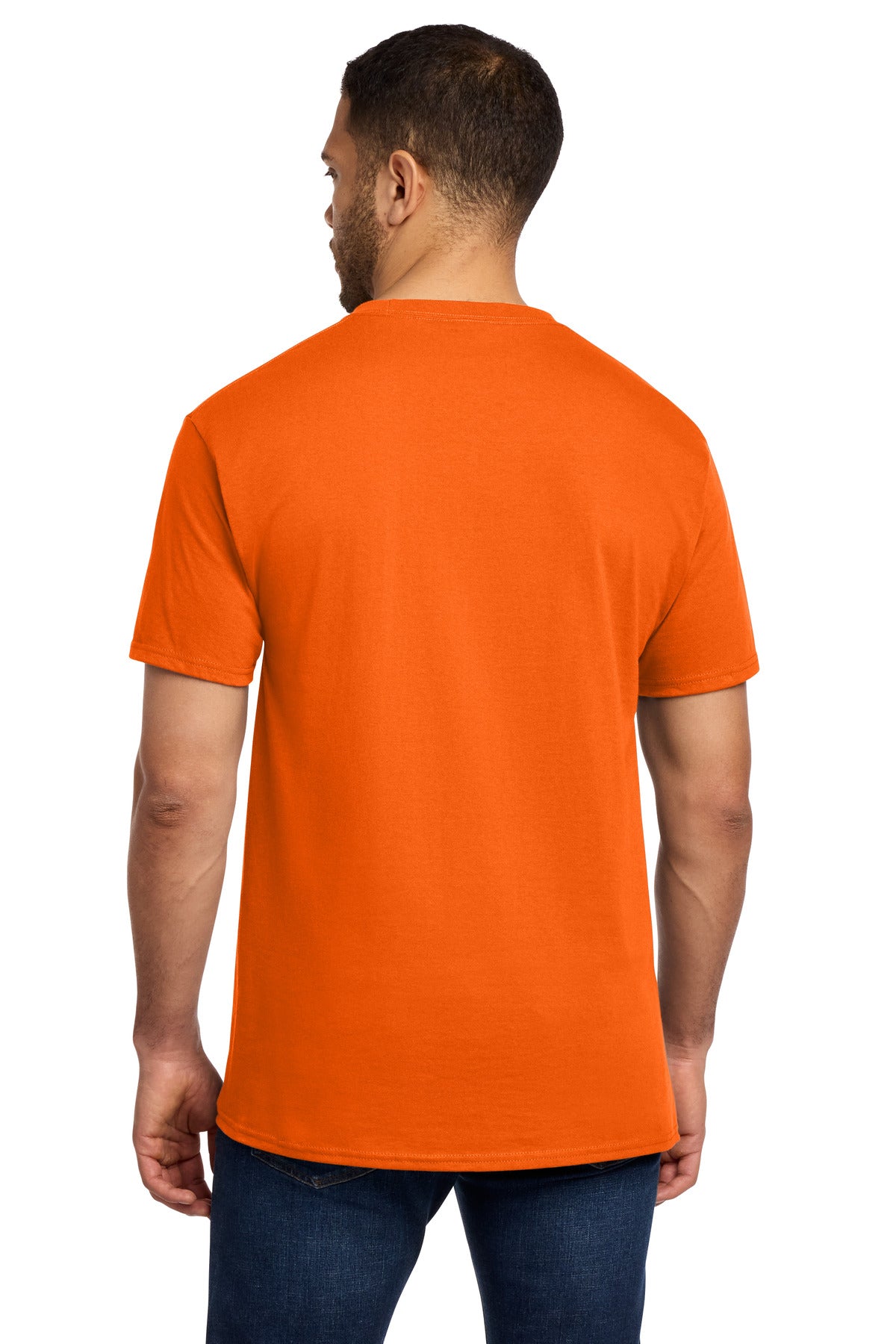 Port & Co Essential Pocket Tee - S. Orange