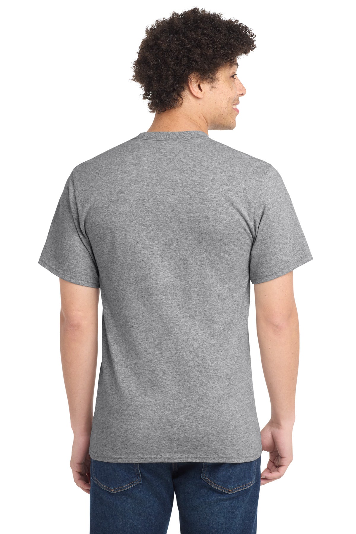 Port & Co Tall Essential Tee - Athletic Heather
