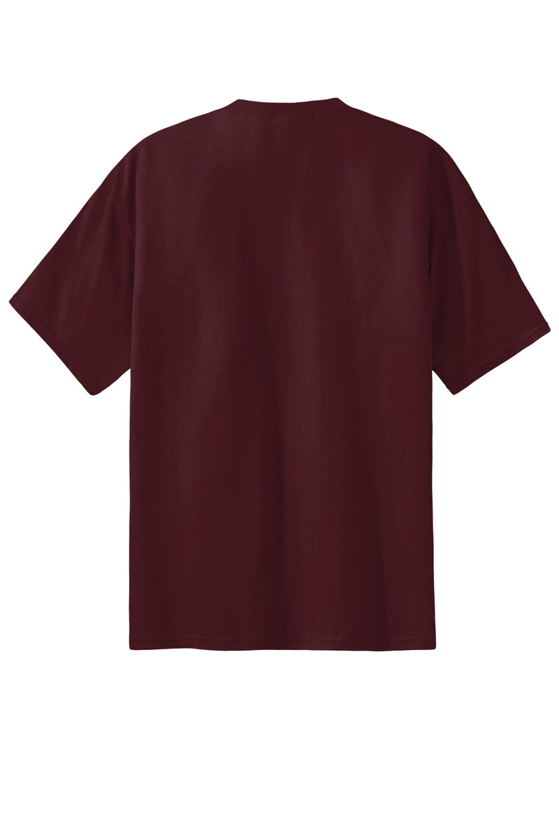 Port & Co Tall Essential Tee - Athletic Maroon