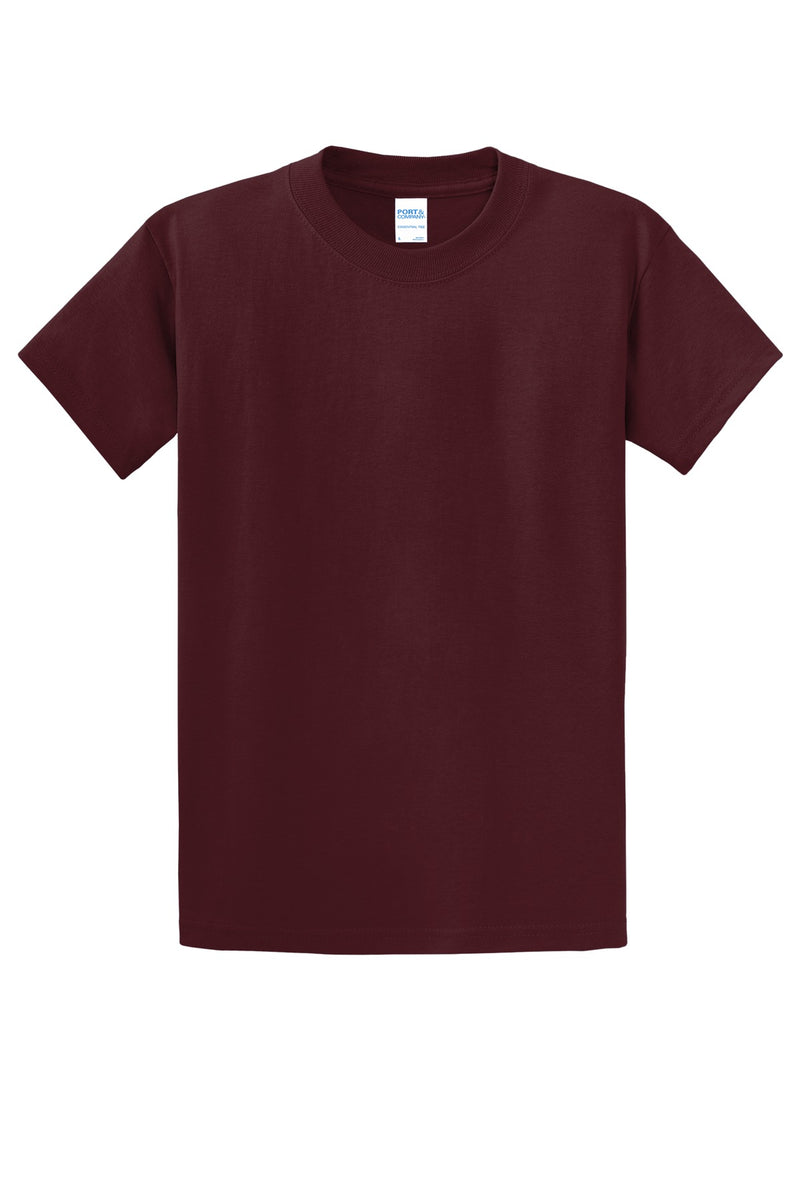 Port & Co Tall Essential Tee - Athletic Maroon