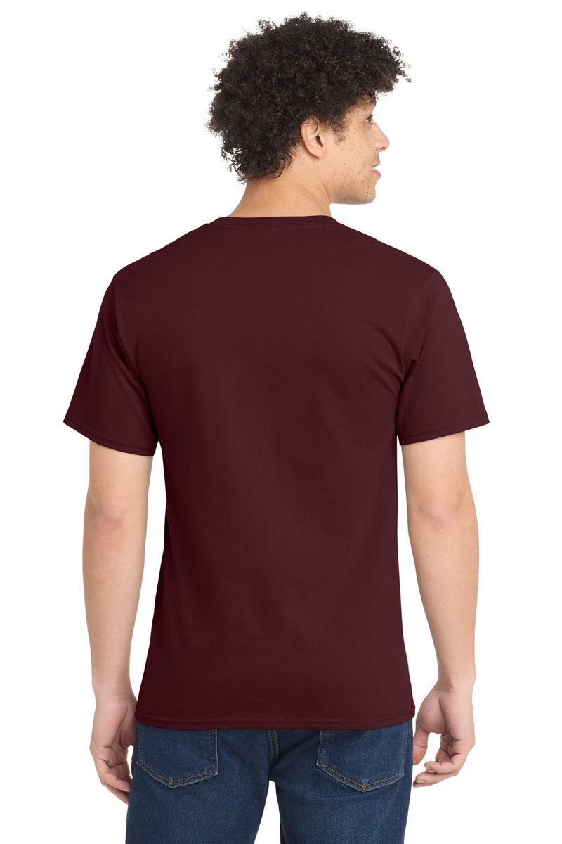 Port & Co Tall Essential Tee - Athletic Maroon