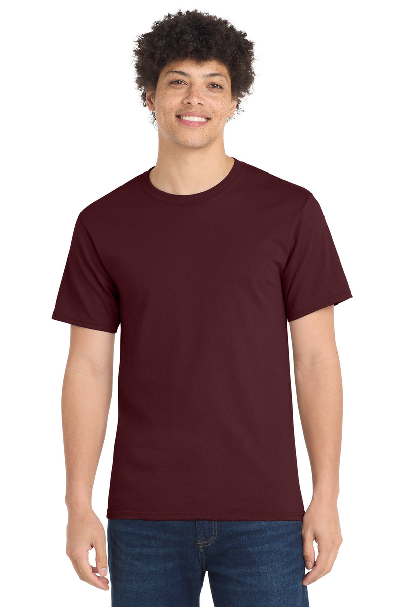 Port & Co Tall Essential Tee - Athletic Maroon