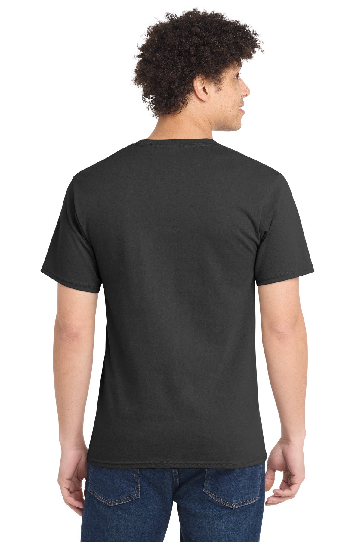 Port & Co Tall Essential Tee - Charcoal