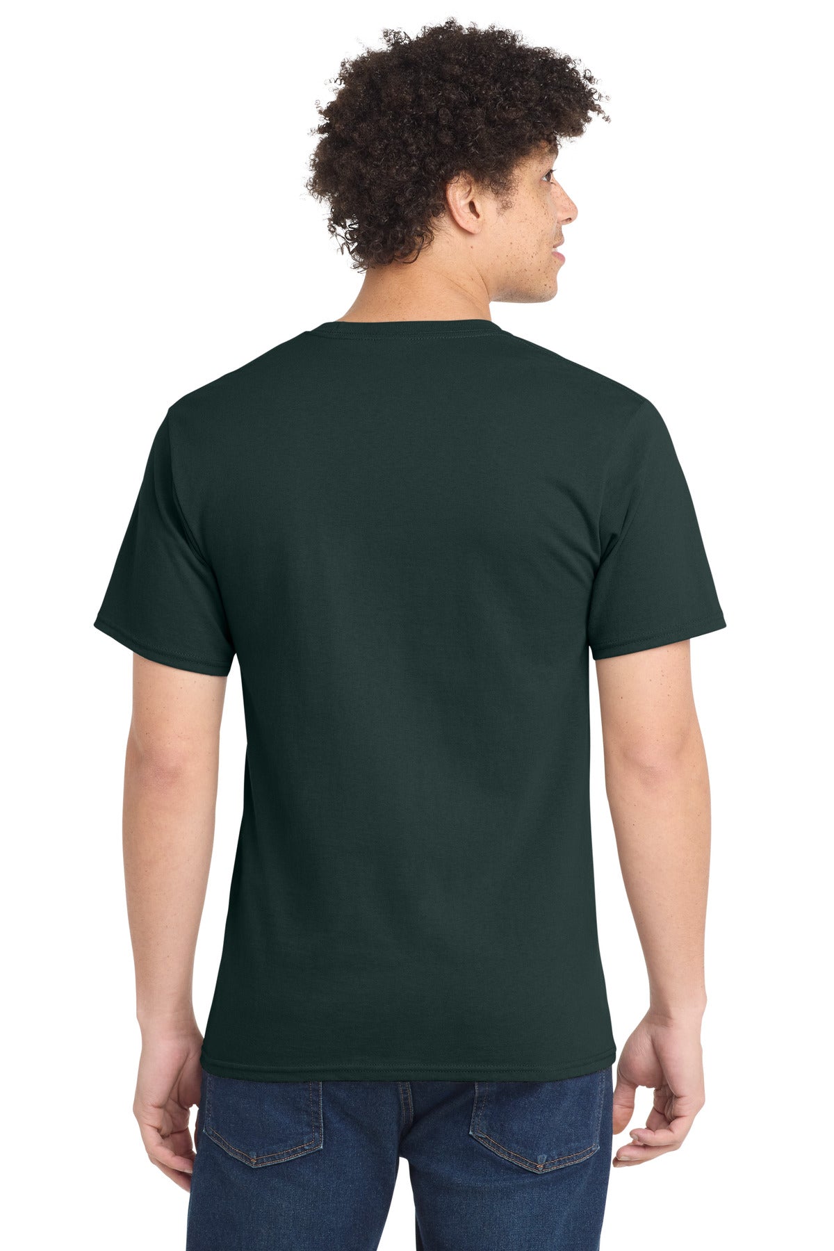 Port & Co Tall Essential Tee - Dark Green