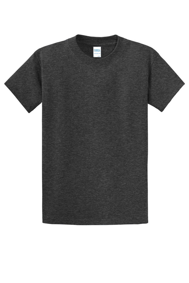 Port & Co Tall Essential Tee - Dark Heather Grey