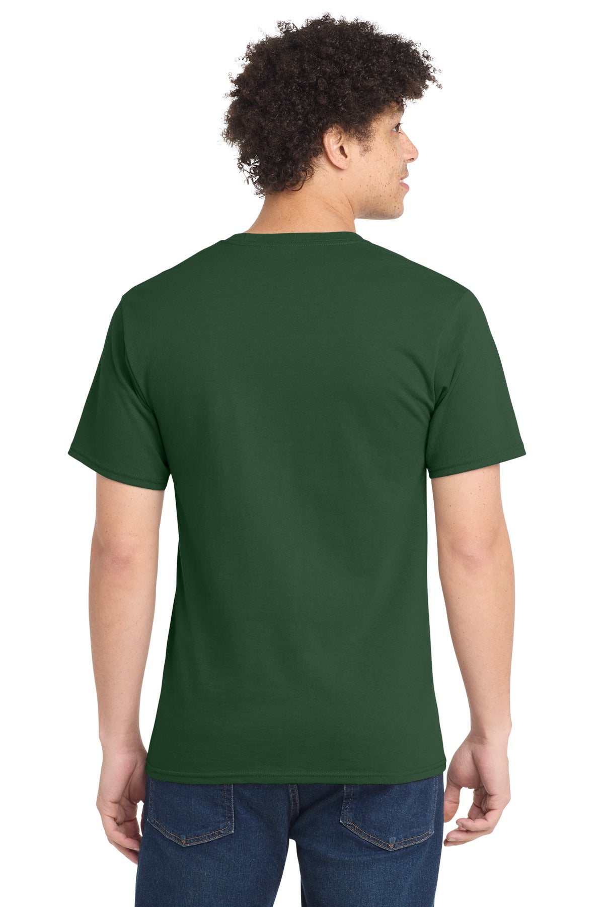 Port & Co Tall Essential Tee - Forest Green