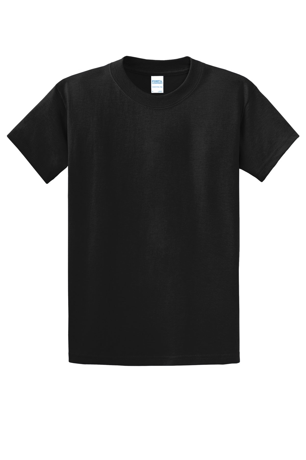 Port & Co Tall Essential Tee - Jet Black