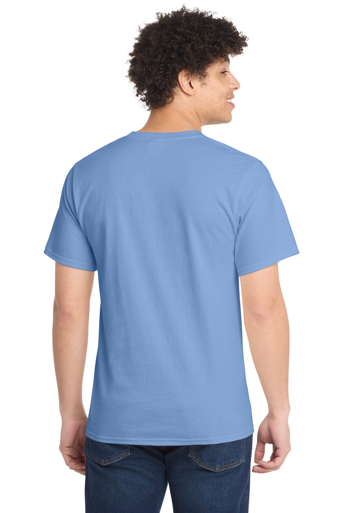 Port & Co Tall Essential Tee - Light Blue