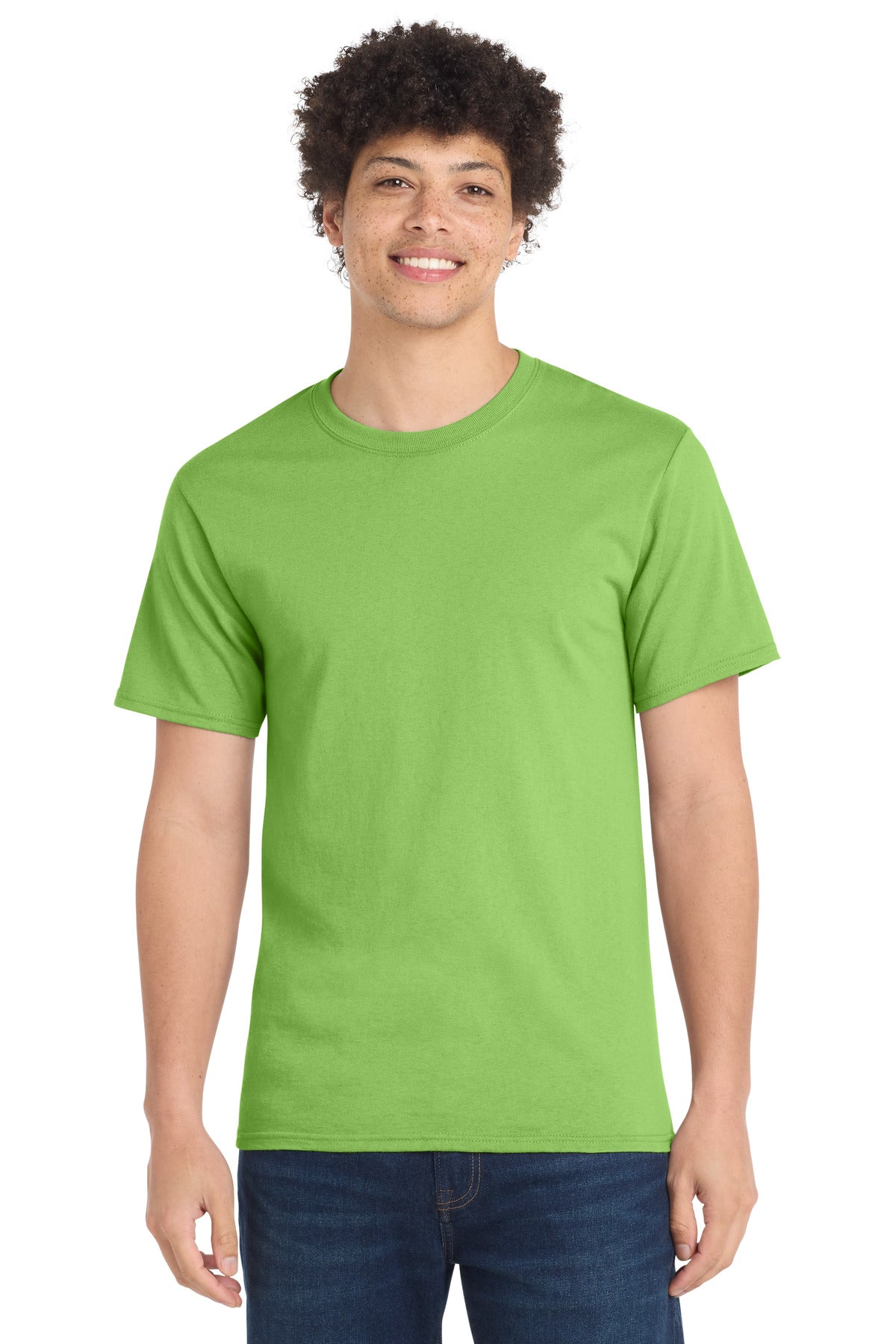 Port & Co Tall Essential Tee - Lime