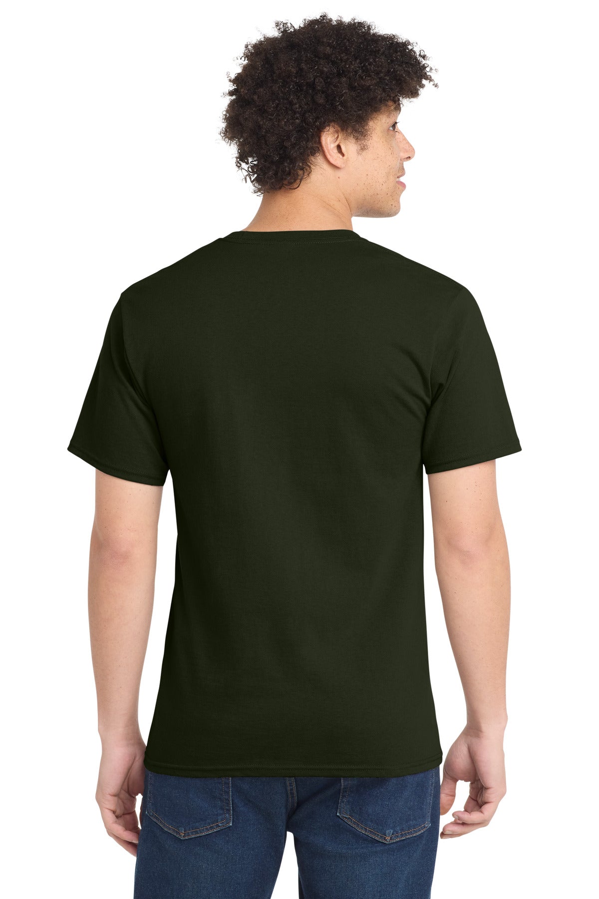 Port & Co Tall Essential Tee - Olive