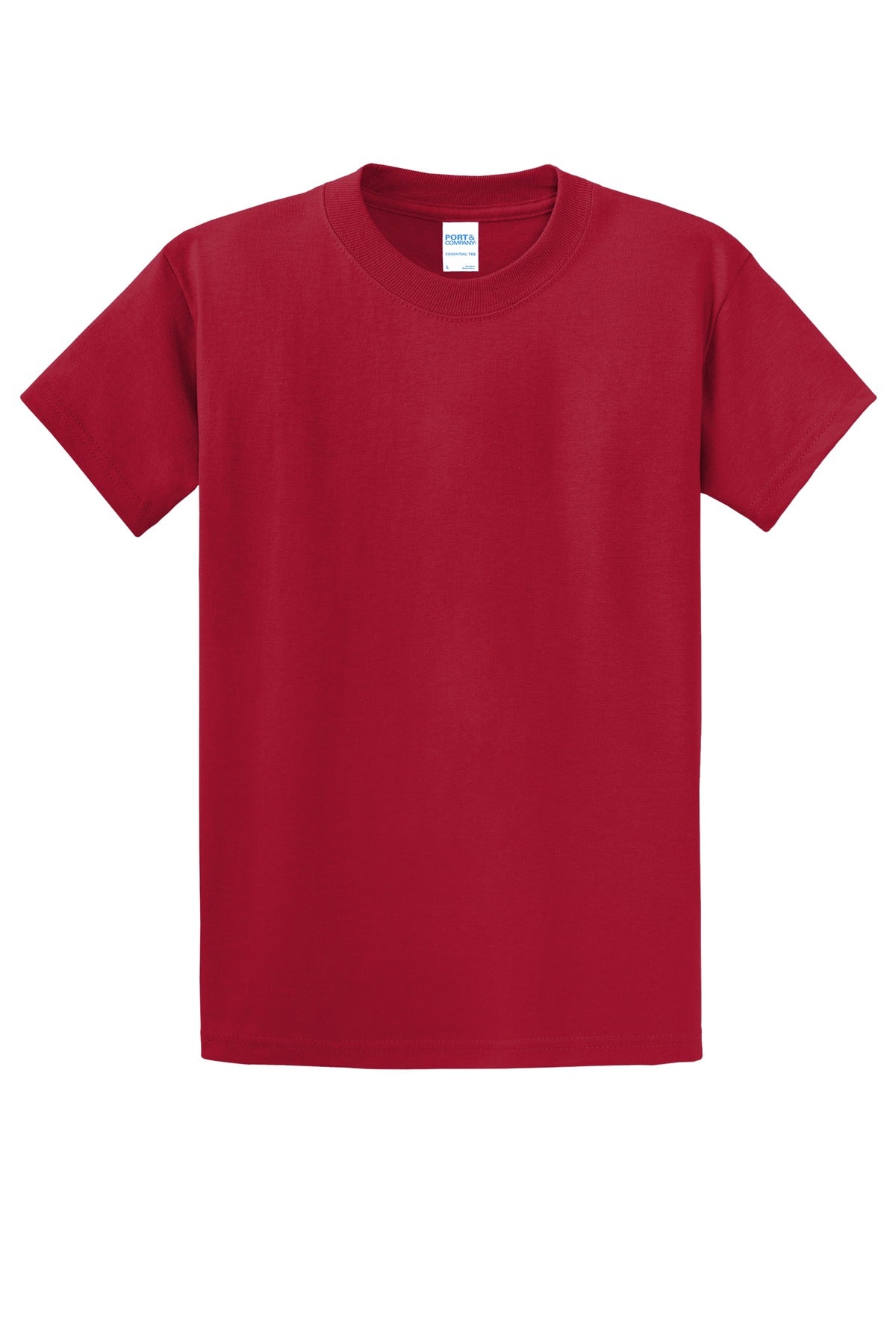 Port & Co Tall Essential Tee - Red