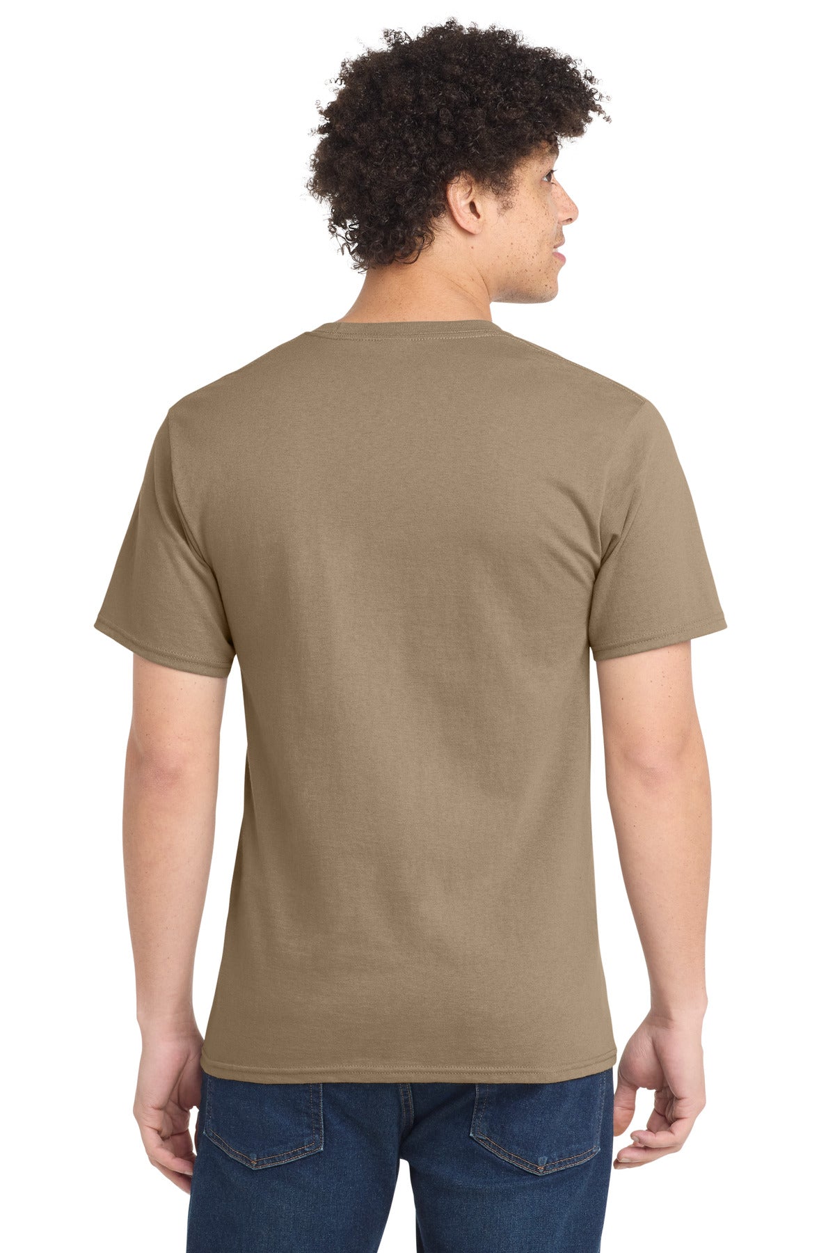 Port & Co Tall Essential Tee - Sand