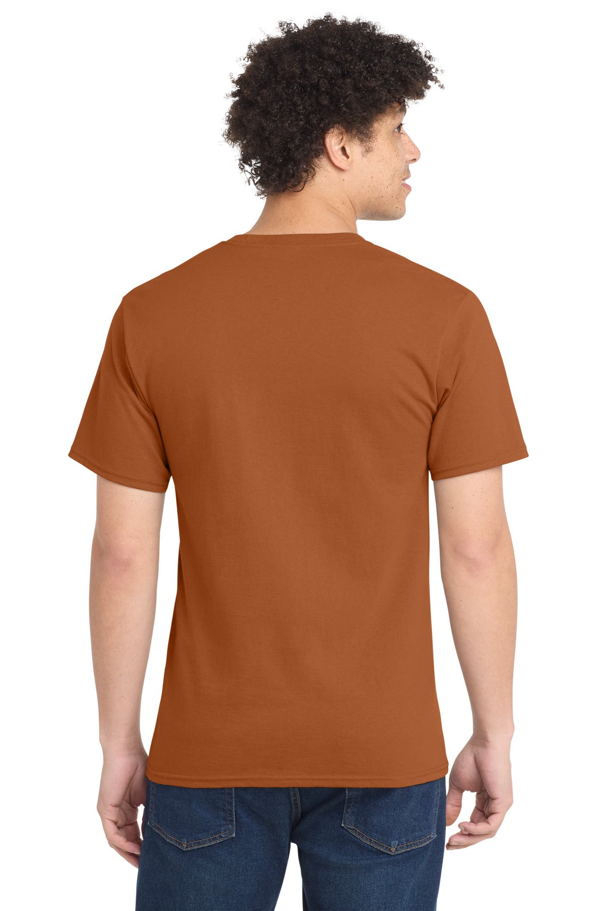 Port & Co Tall Essential Tee - Texas Orange