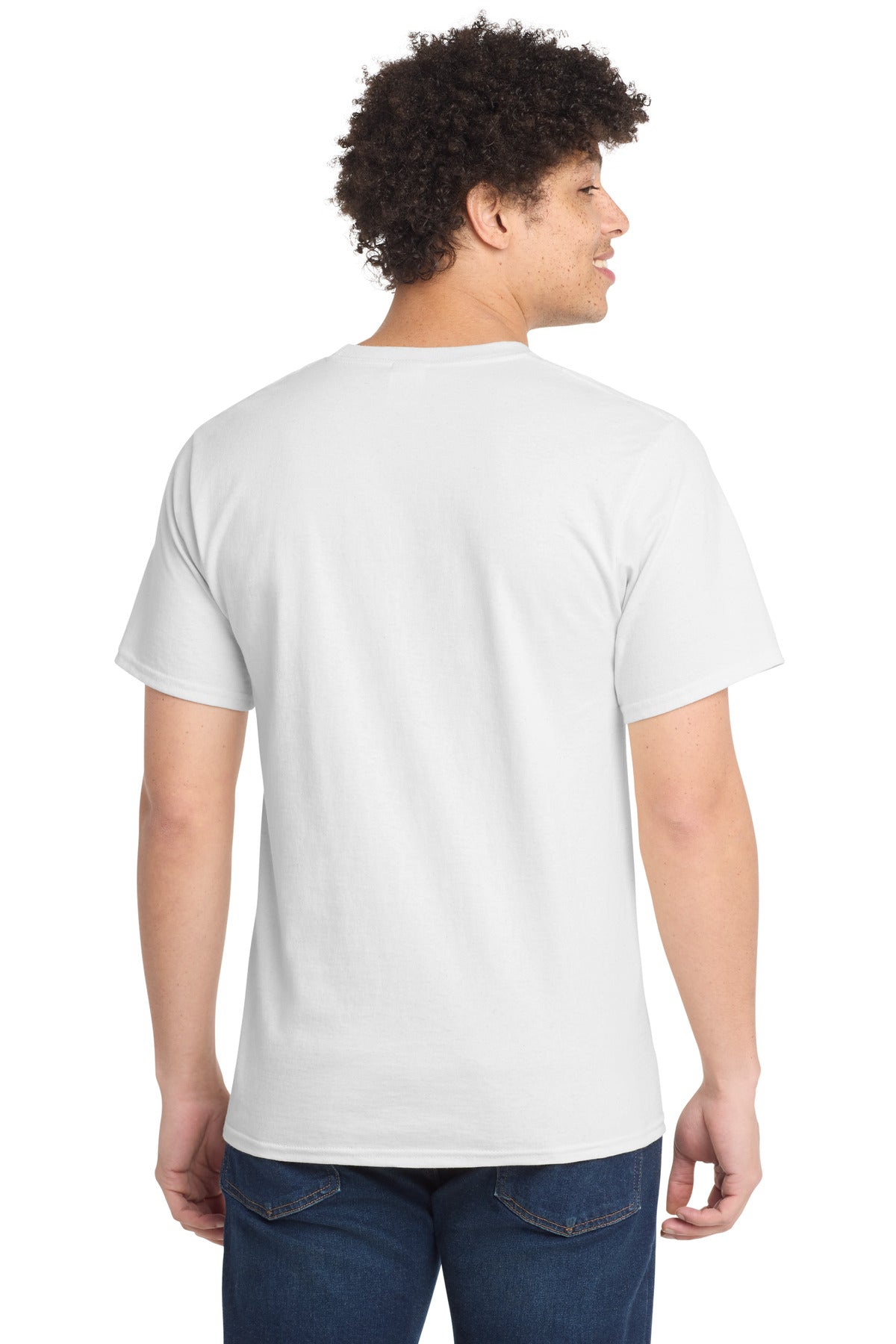 Port & Co Tall Essential Tee - White