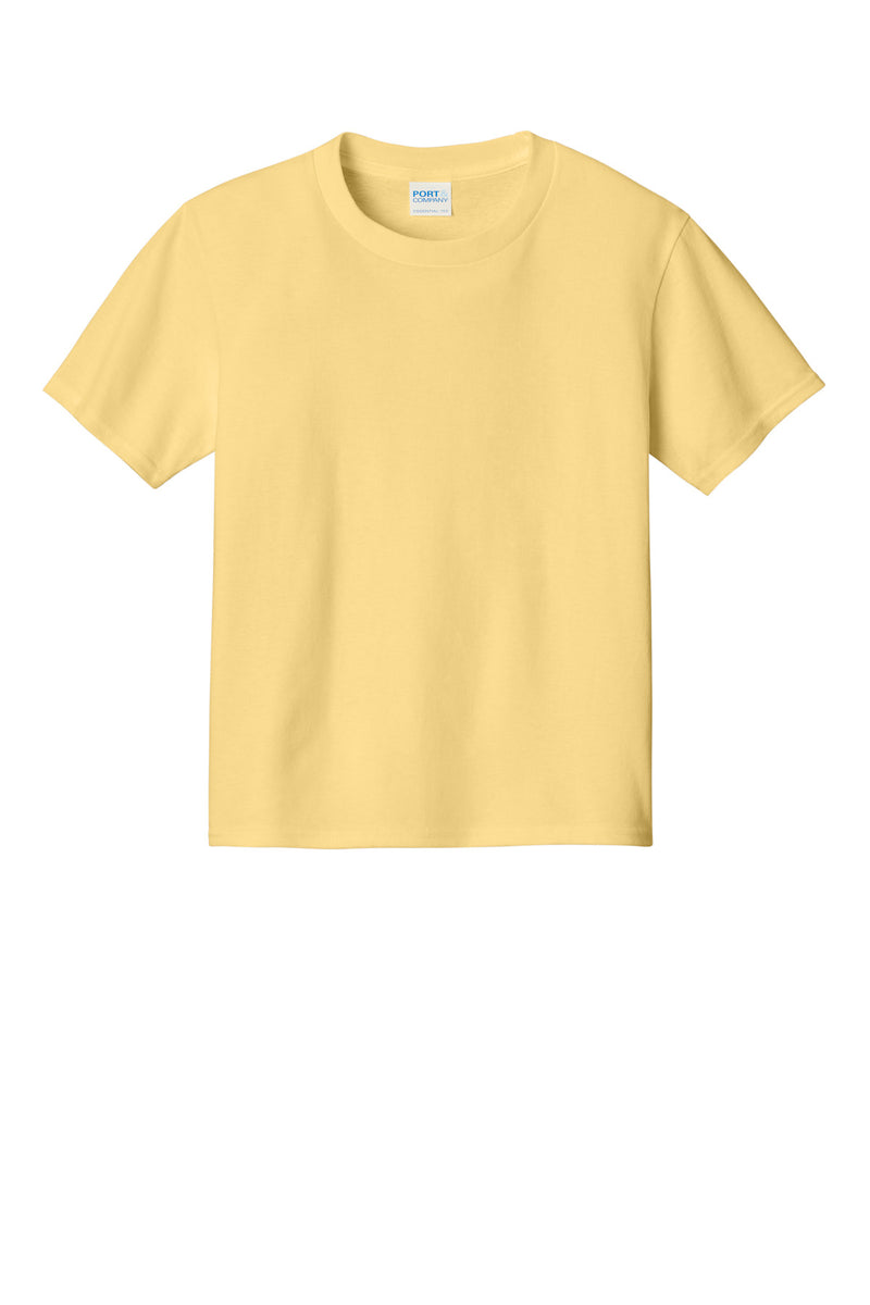 Port & Co Youth Essential Tee - Daffodil Yellow