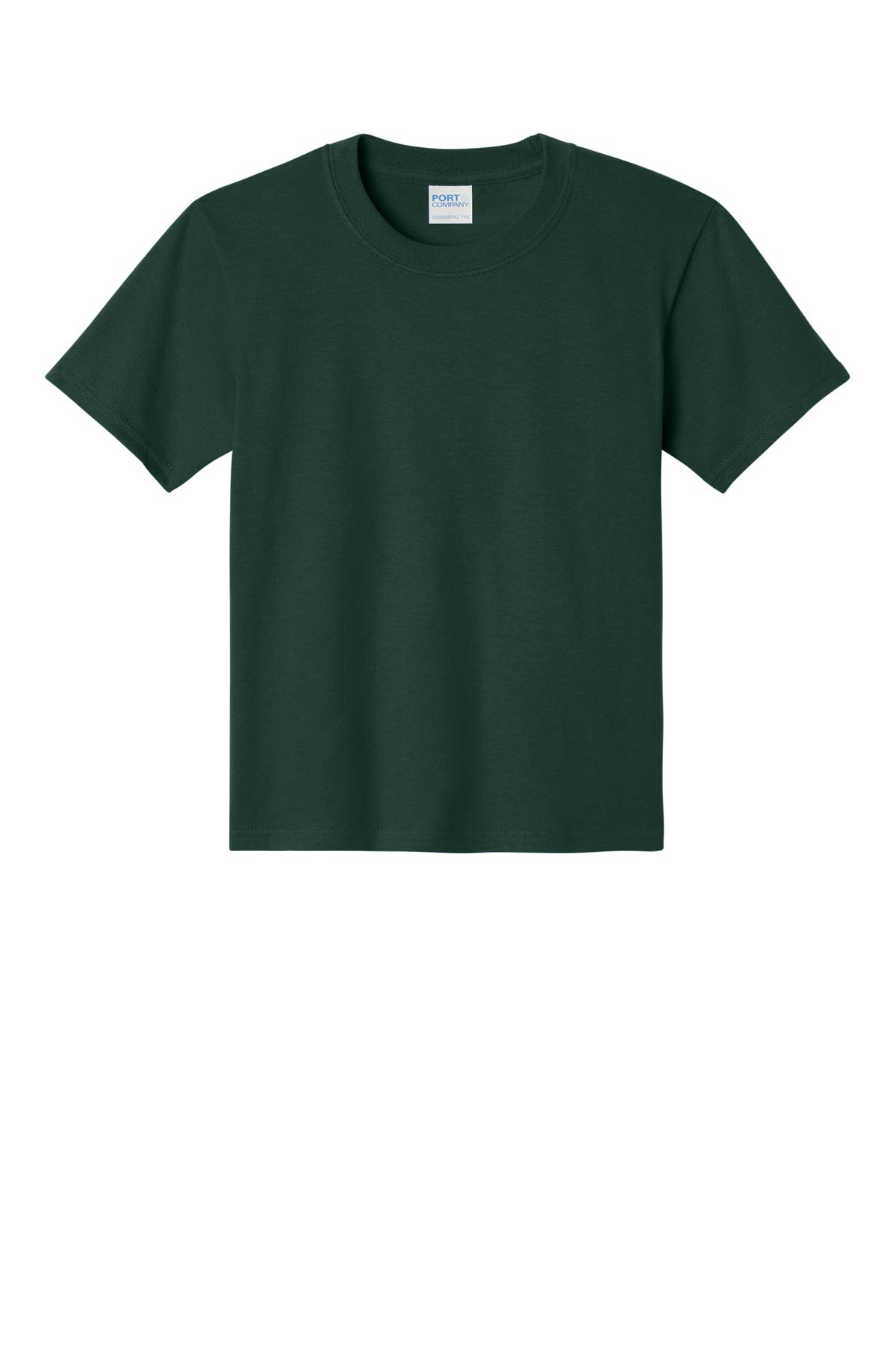 Port & Co Youth Essential Tee - Dark Green