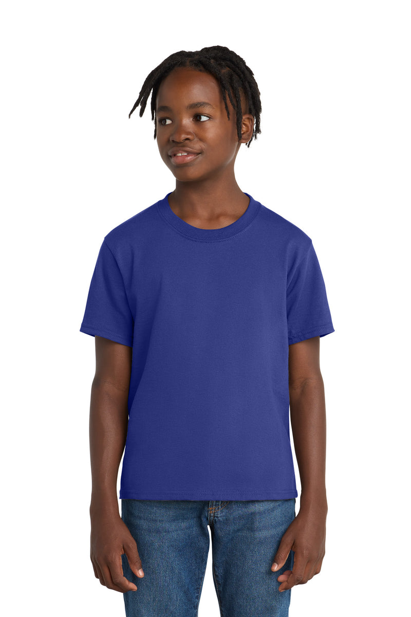 Port & Co Youth Essential Tee - Deep Marine