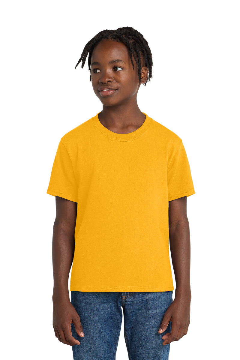 Port & Co Youth Essential Tee - Gold