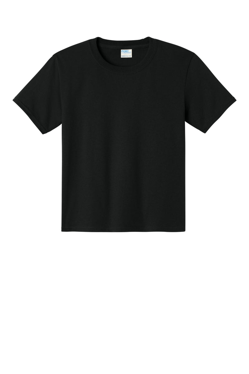 Port & Co Youth Essential Tee - Jet Black