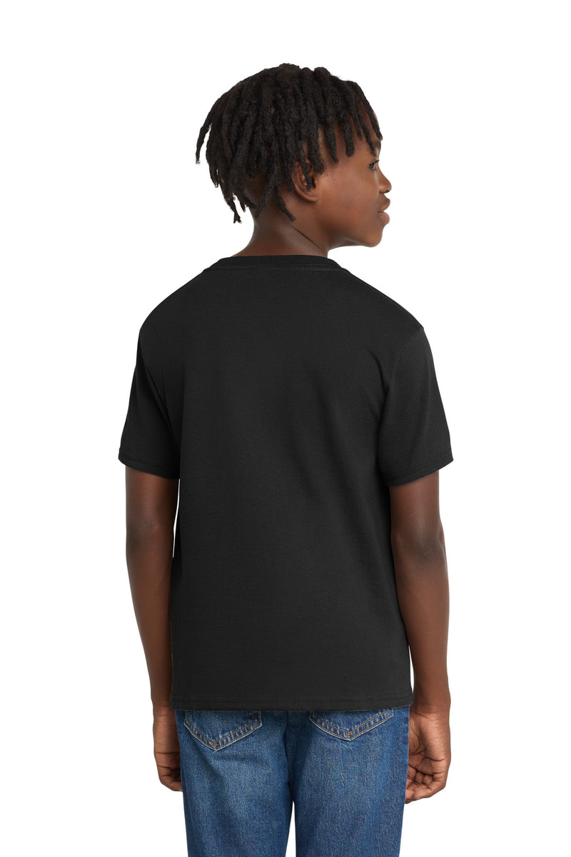 Port & Co Youth Essential Tee - Jet Black