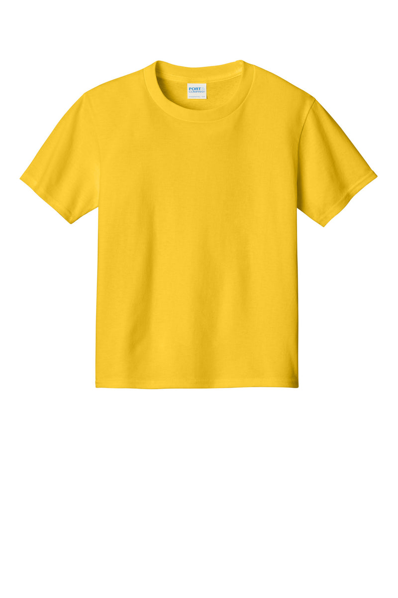 Port & Co Youth Essential Tee - Lemon Yellow