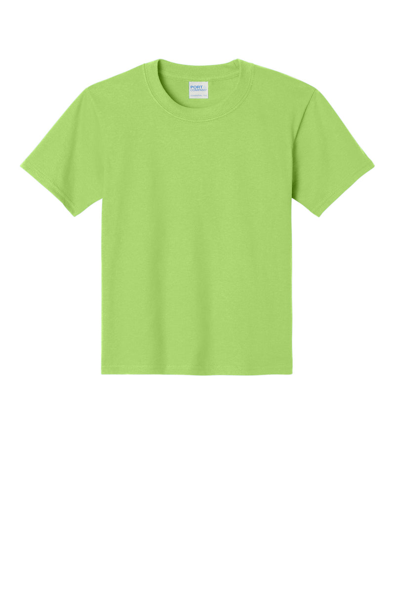 Port & Co Youth Essential Tee - Lime