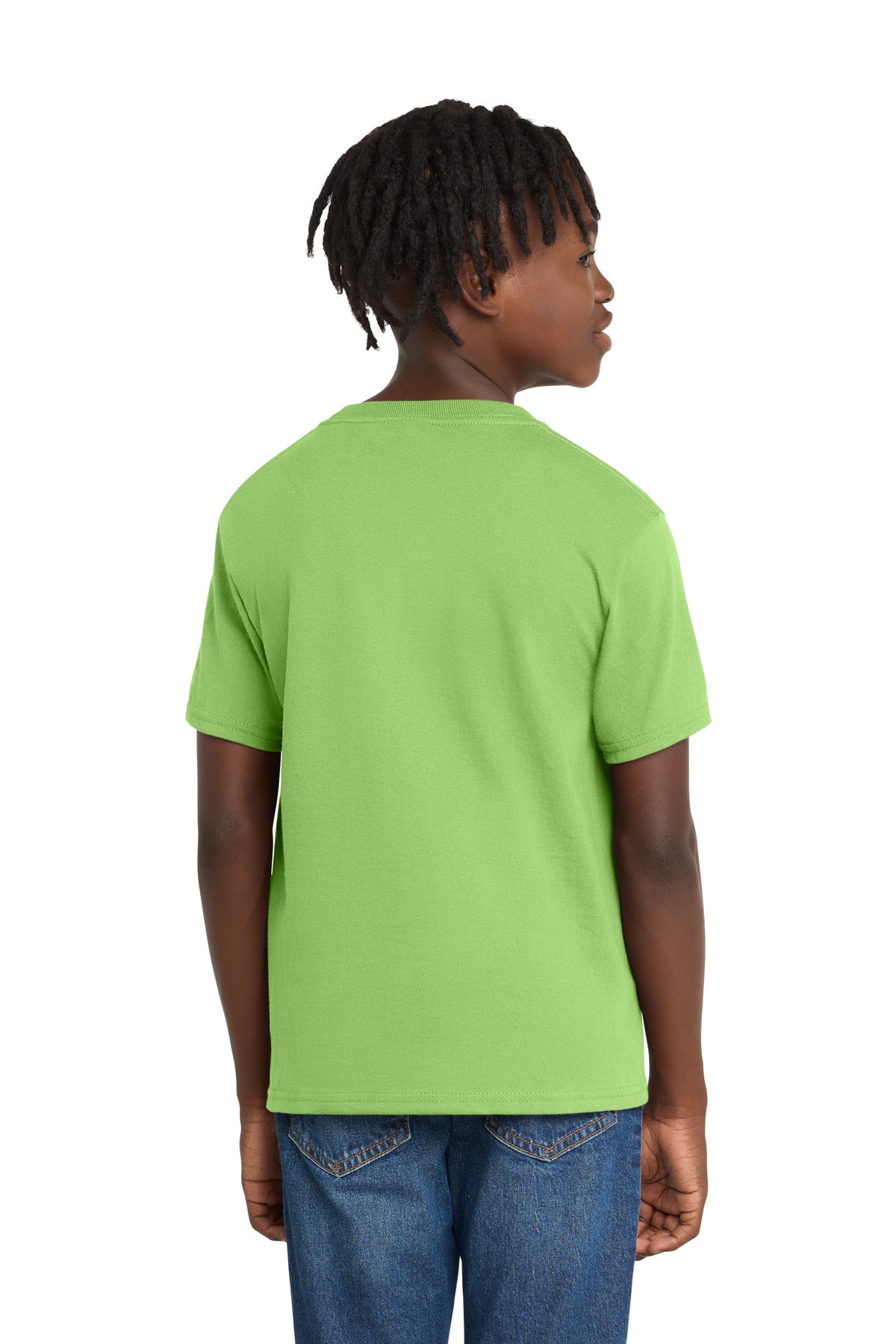 Port & Co Youth Essential Tee - Lime