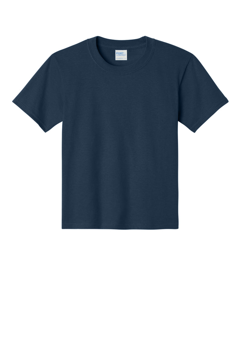 Port & Co Youth Essential Tee - Navy