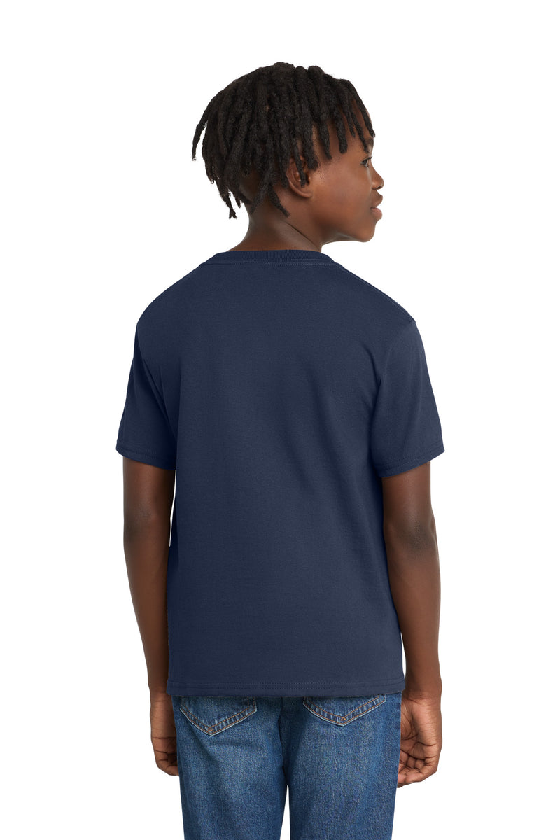 Port & Co Youth Essential Tee - Navy