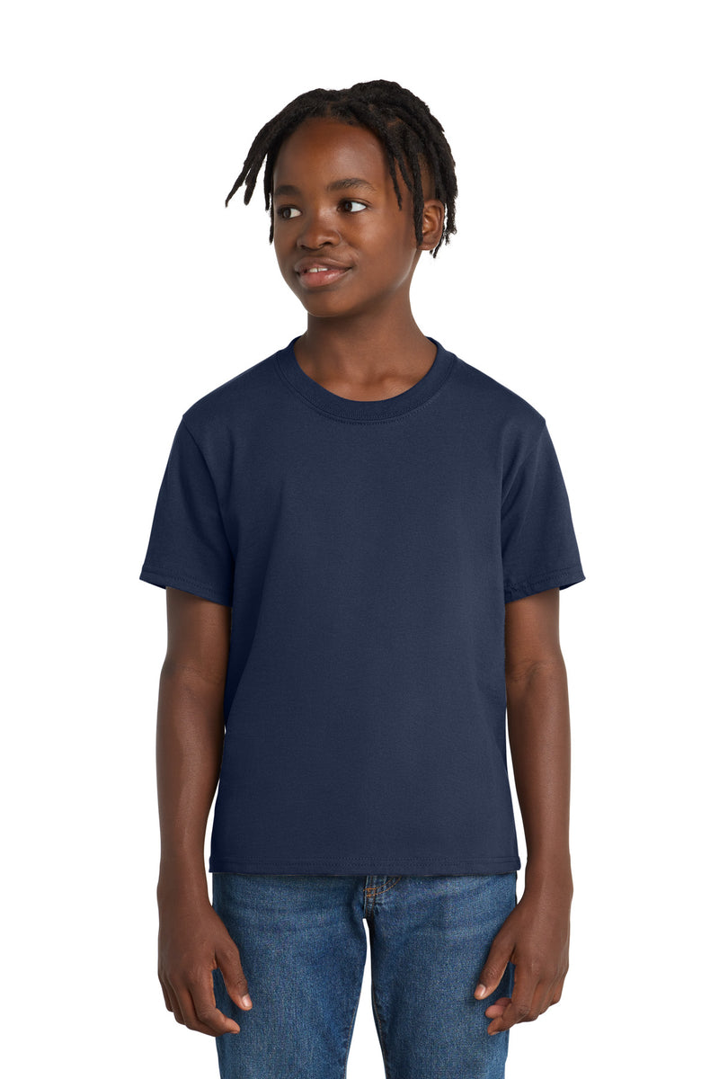 Port & Co Youth Essential Tee - Navy