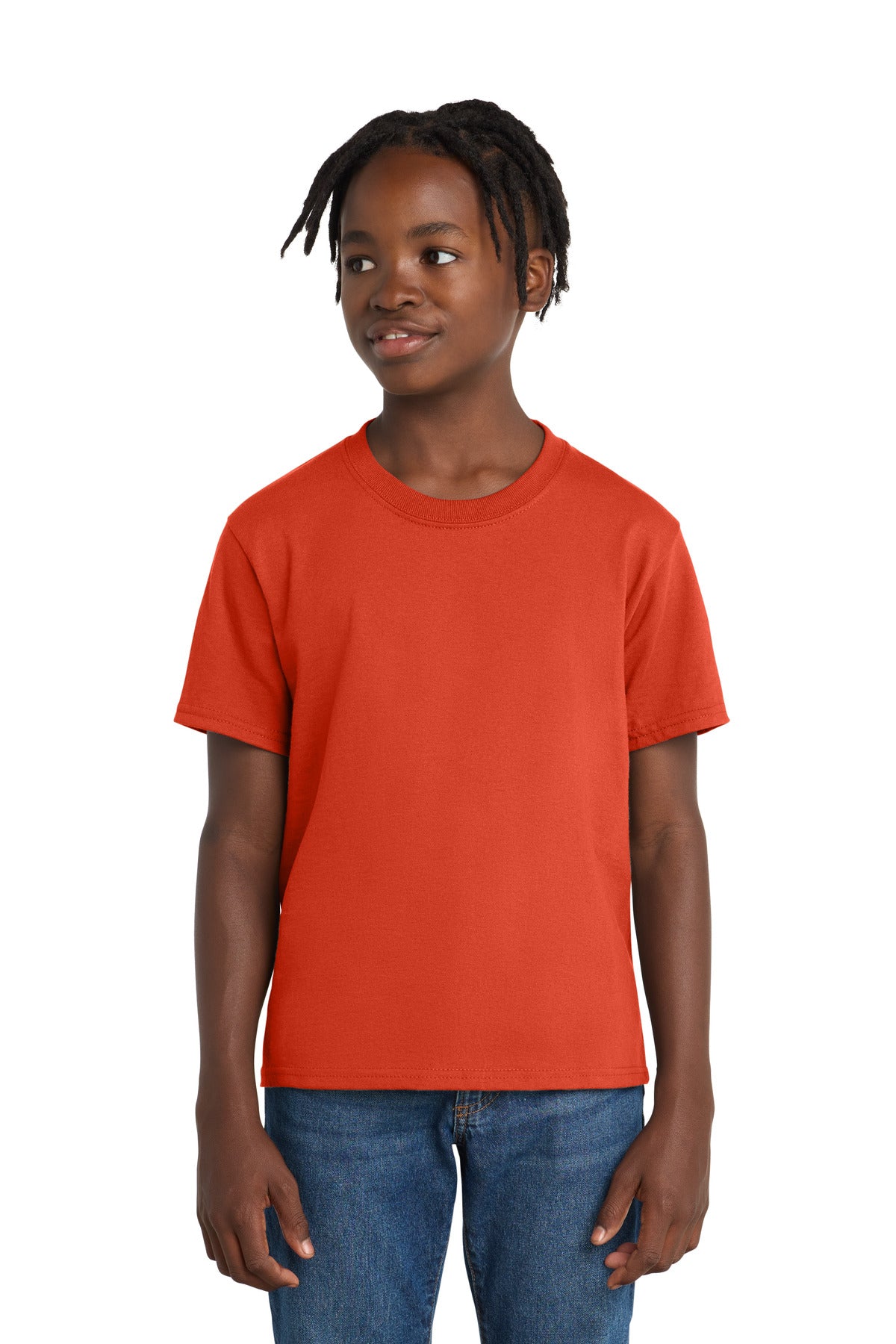 Port & Co Youth Essential Tee - Orange