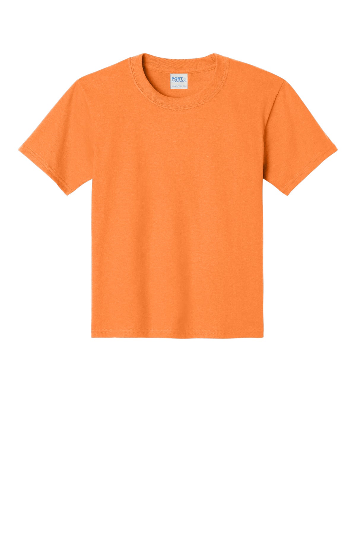 Port & Co Youth Essential Tee - Orange Sherbet