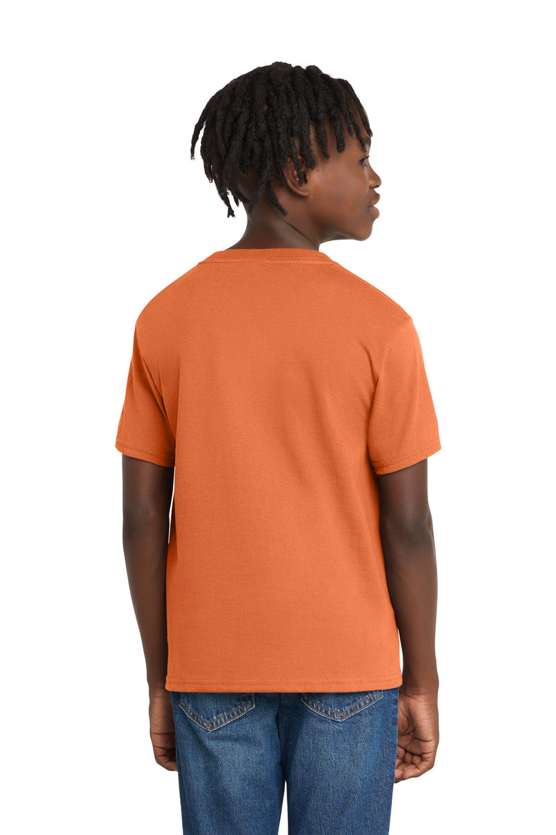 Port & Co Youth Essential Tee - Orange Sherbet