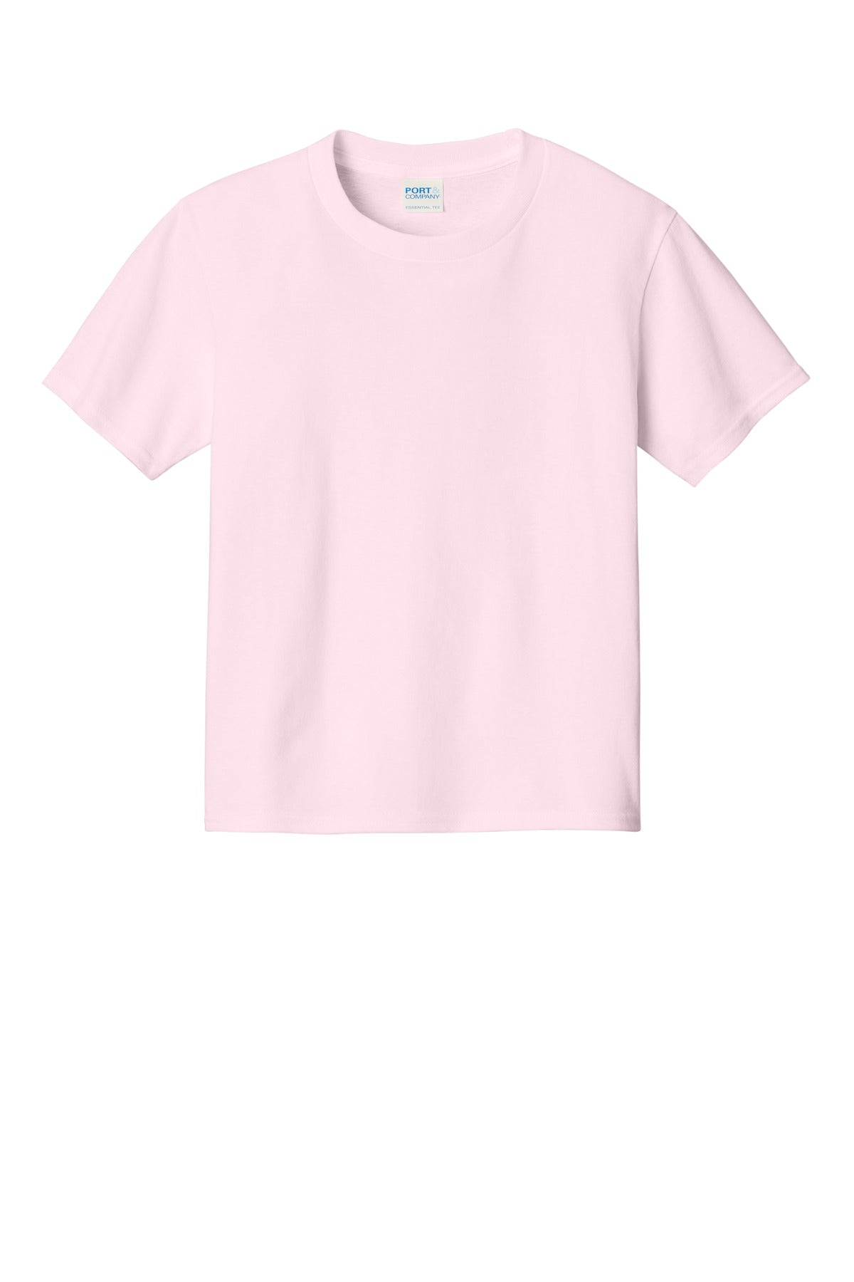 Port & Co Youth Essential Tee - Pale Pink
