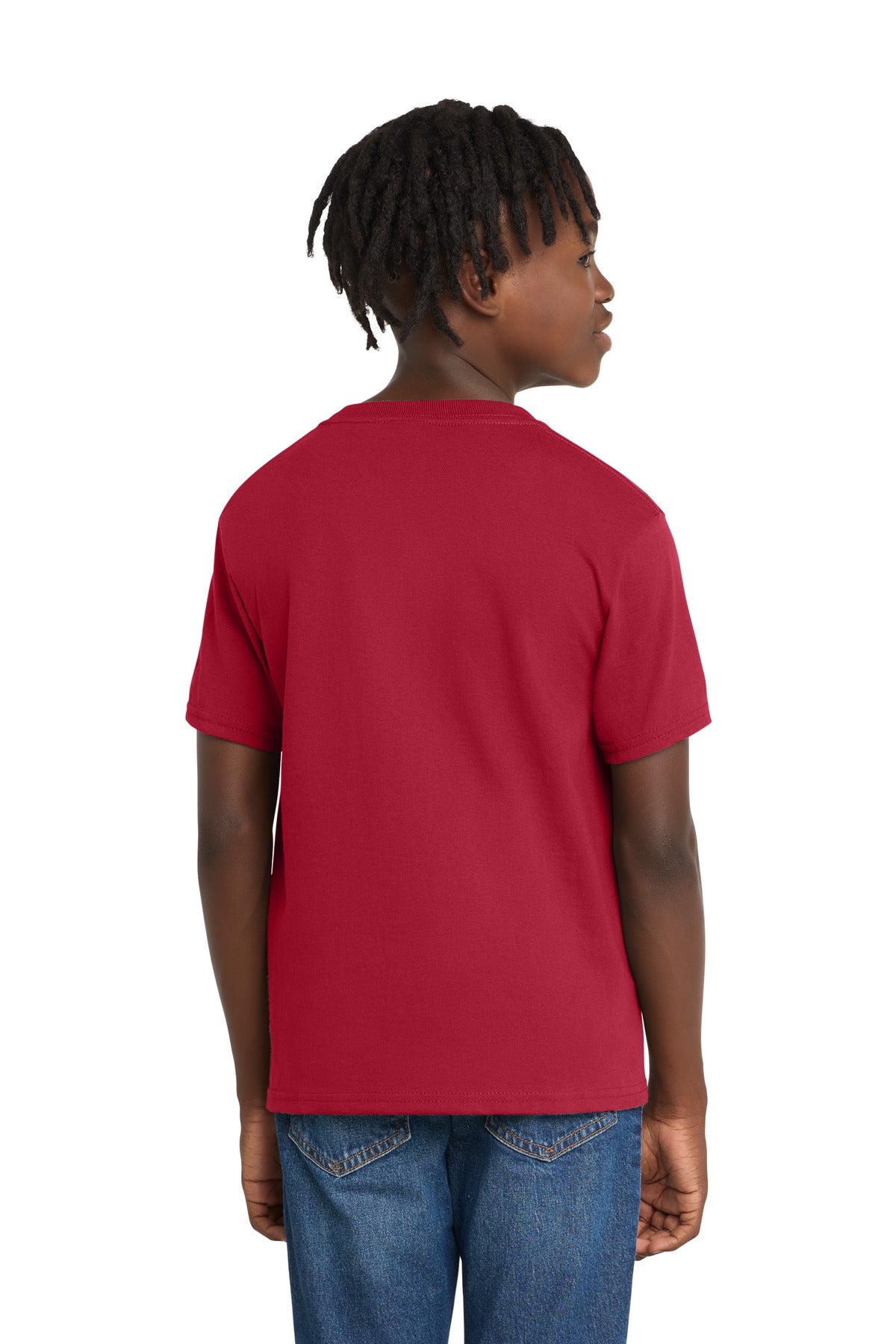 Port & Co Youth Essential Tee - Red