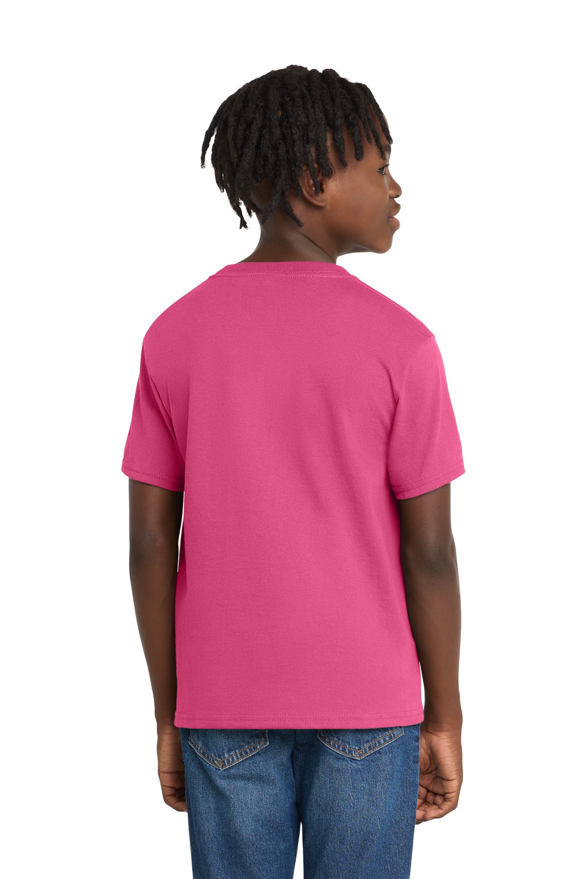 Port & Co Youth Essential Tee - Sangria