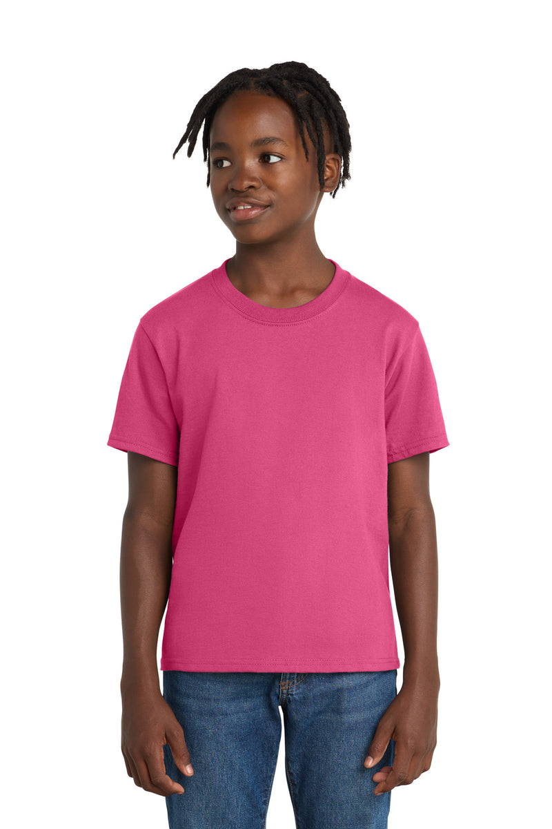 Port & Co Youth Essential Tee - Sangria