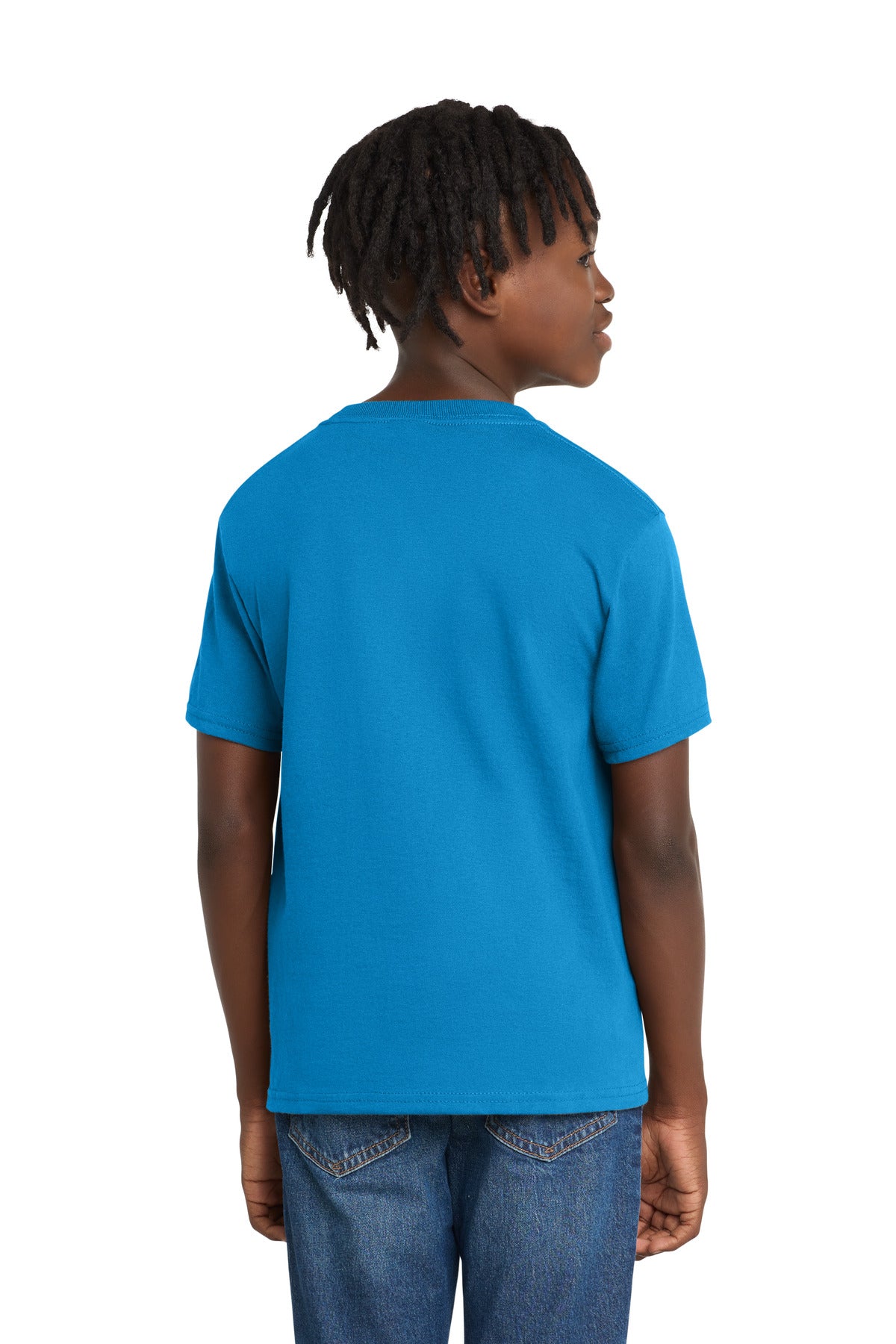 Port & Co Youth Essential Tee - Sapphire