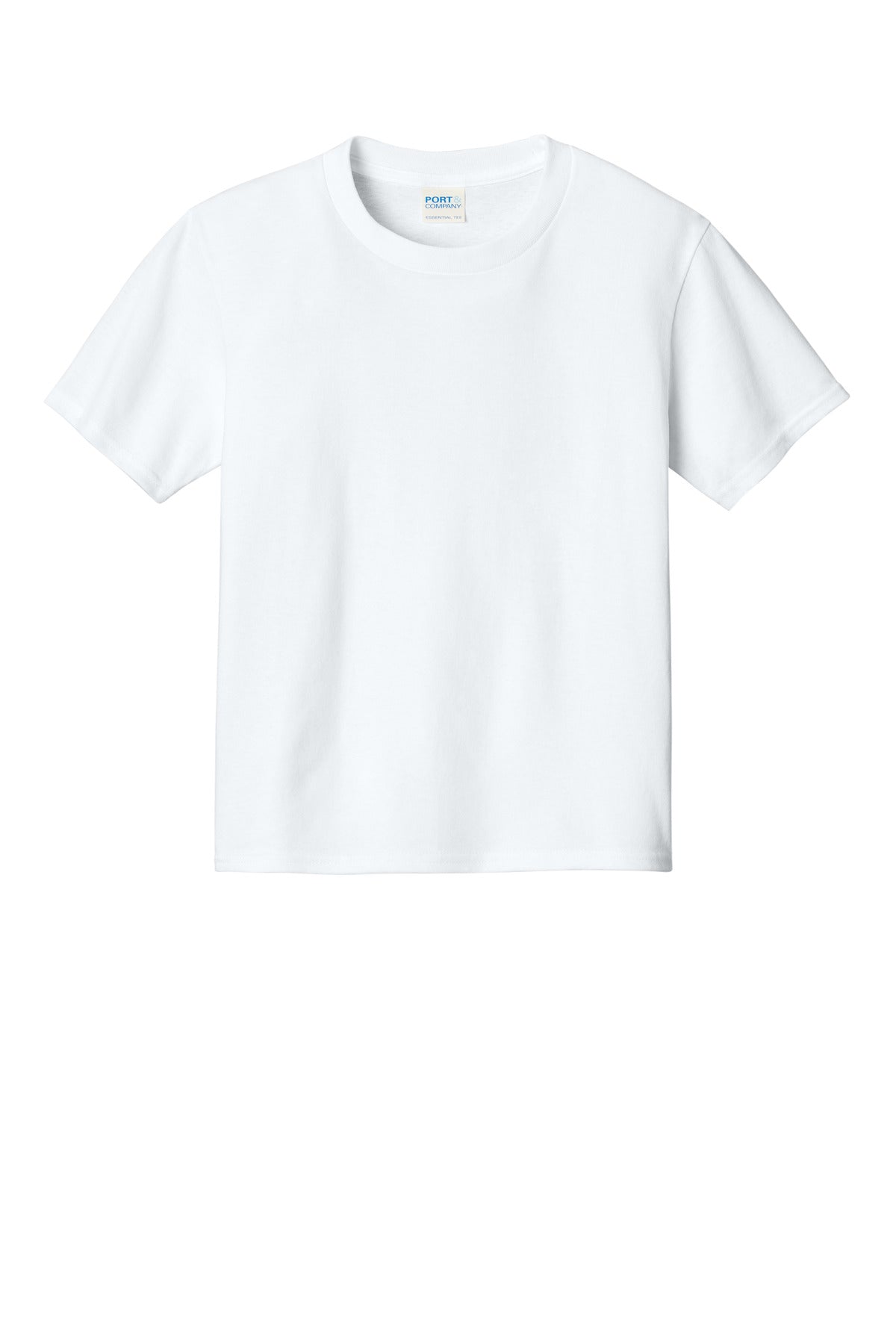 Port & Co Youth Essential Tee - White