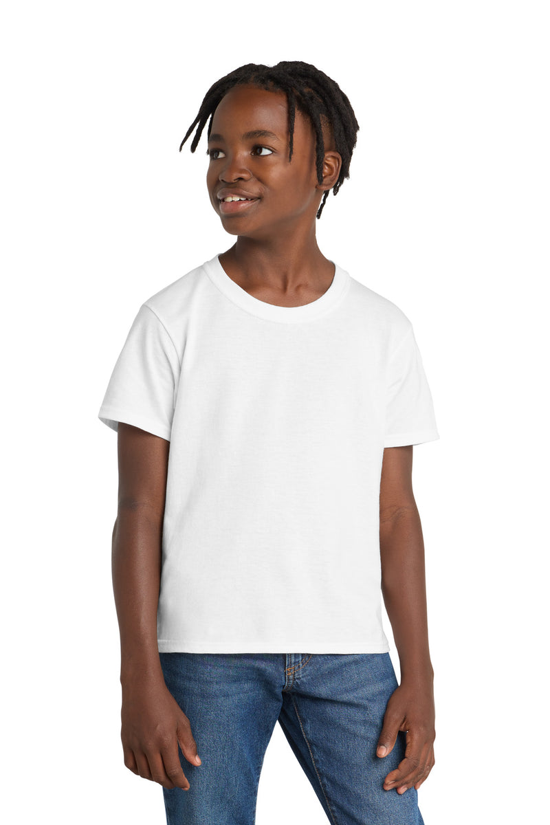 Port & Co Youth Essential Tee - White