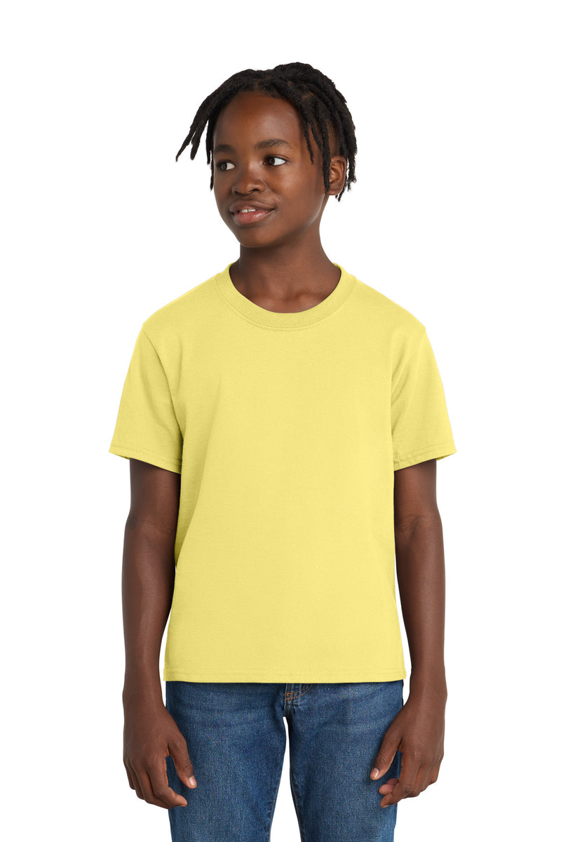Port & Co Youth Essential Tee - Yellow