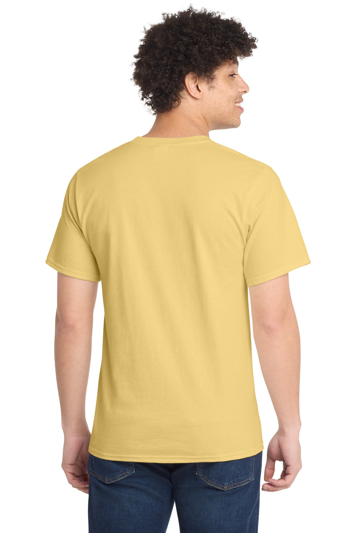 Port & Co Essential Tee - Daffodil Yellow