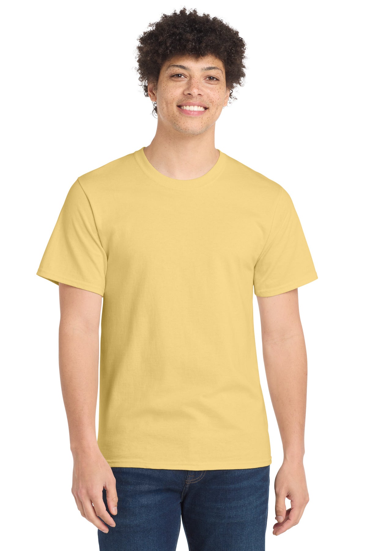 Port & Co Essential Tee - Daffodil Yellow