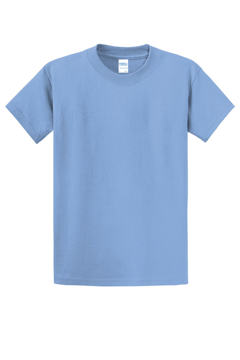 Port & Co Essential Tee - Light Blue