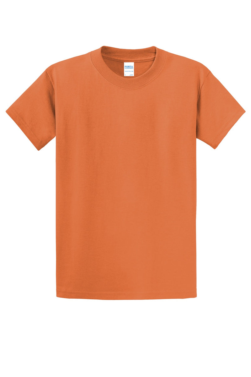 Port & Co Essential Tee - Orange Sherbet