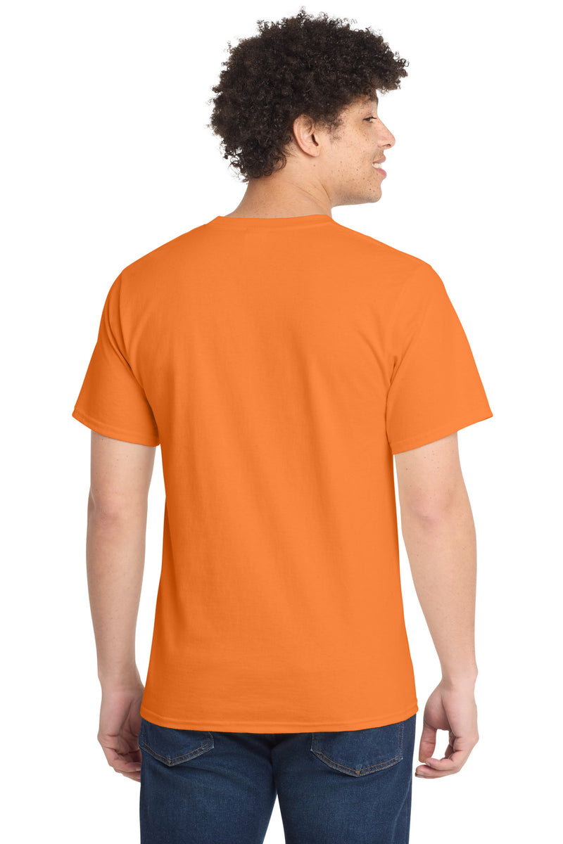 Port & Co Essential Tee - Orange Sherbet