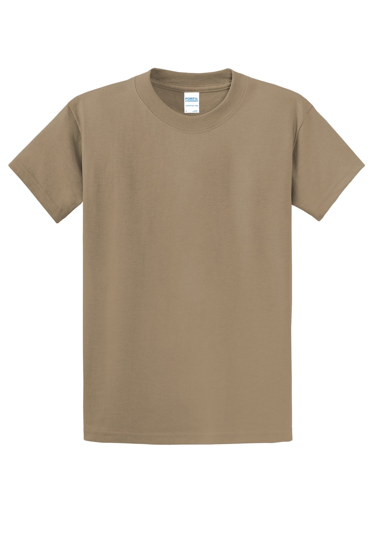 Port & Co Essential Tee - Sand