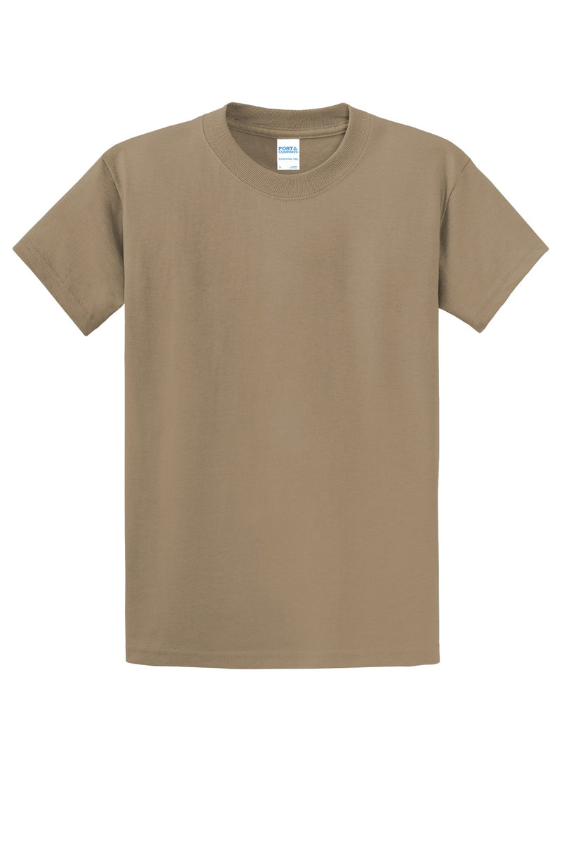 Port & Co Essential Tee - Sand
